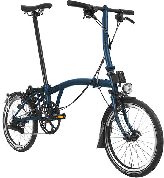 Brompton C Line 6-Gang - Niedriger Lenker - Ocean Blue