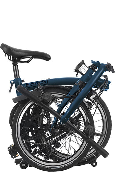 Brompton C Line 6-Gang - Niedriger Lenker - Ocean Blue