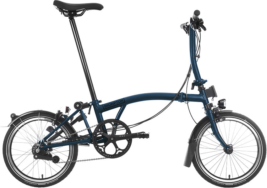 Brompton C Line 6-Gang - Niedriger Lenker - Ocean Blue