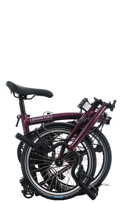 Brompton C Line 12-Gang - Niedriger Lenker - Amethyst Lacquer