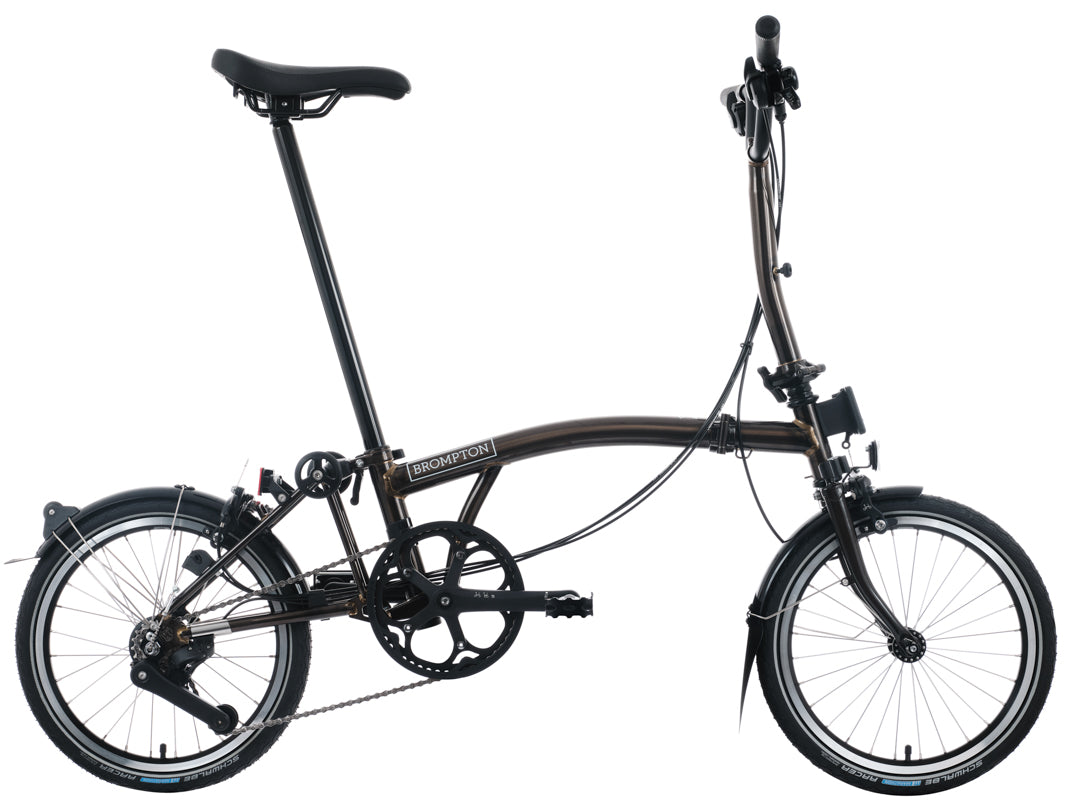 Brompton C Line 12-Gang - Mittlerer Lenker - Black Lacquer