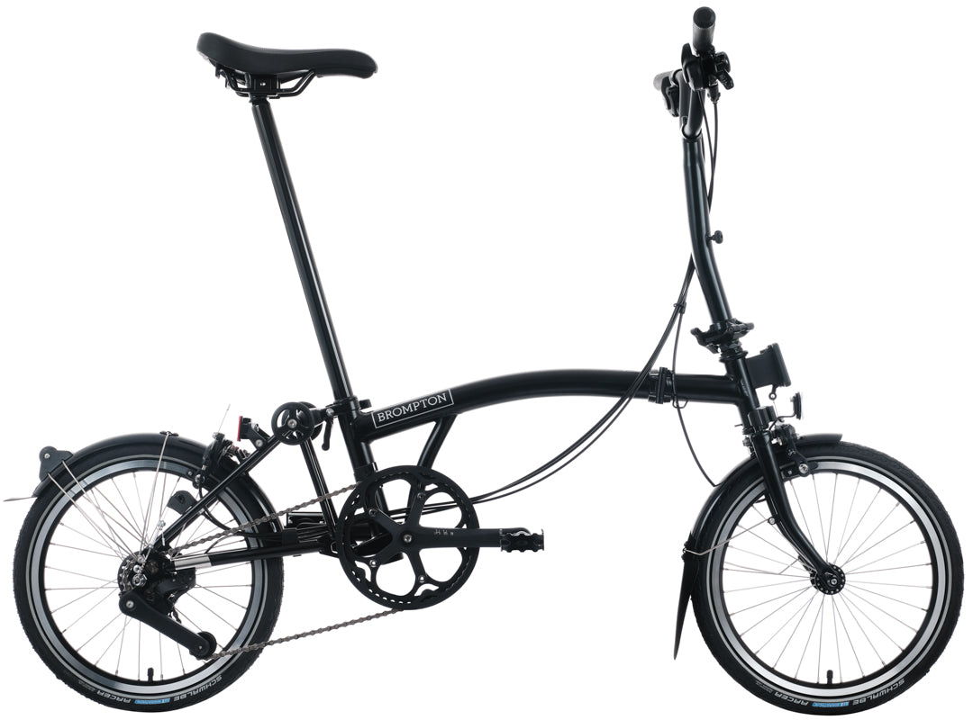 Brompton C Line 12-Gang - Mittlerer Lenker - Matt Black