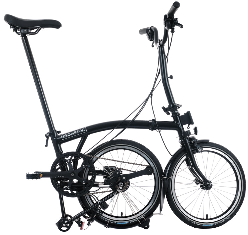 Brompton C Line 12-Gang - Mittlerer Lenker - Matt Black