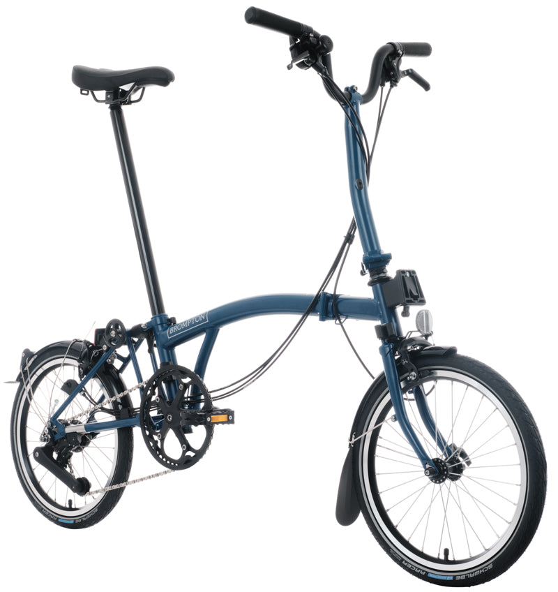 Brompton C Line 12-Gang - Mittlerer Lenker - Ocean Blue