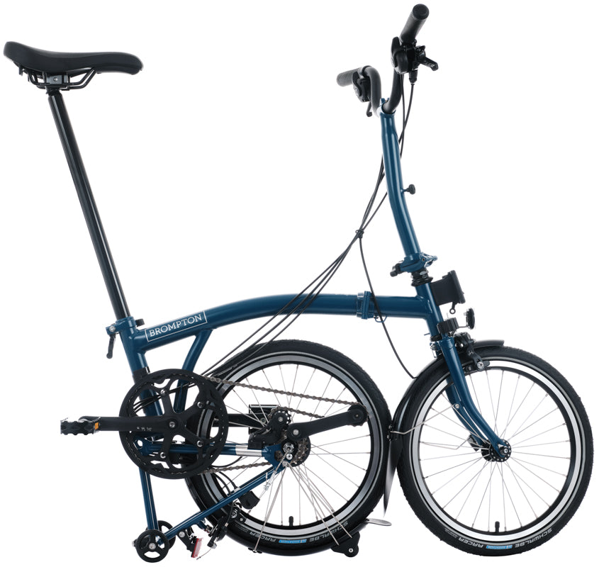 Brompton C Line 12-Gang - Mittlerer Lenker - Ocean Blue