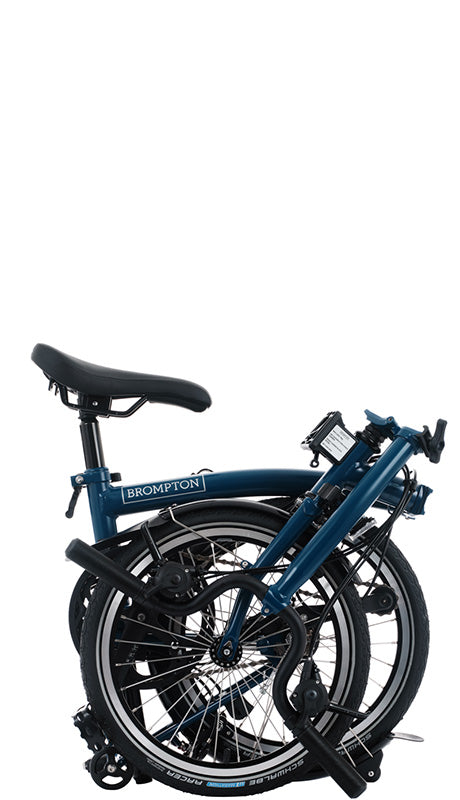 Brompton C Line 12-Gang - Mittlerer Lenker - Ocean Blue