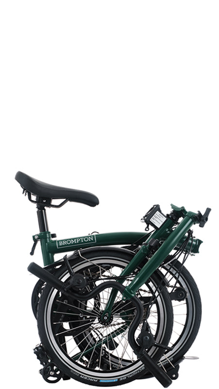 Brompton C Line 12-Gang - Niedriger Lenker - Racing Green