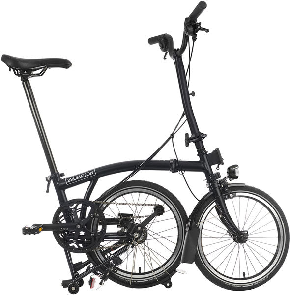 Brompton C Line 2-Gang - Hoher Lenker - Matt Black