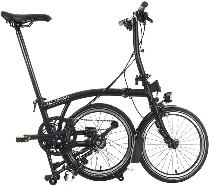 Brompton C Line 2-Gang - Niedriger Lenker - Matt Black