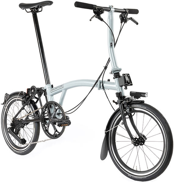 Brompton P Line 4-Gang - Niedriger Lenker - Lunar Ice