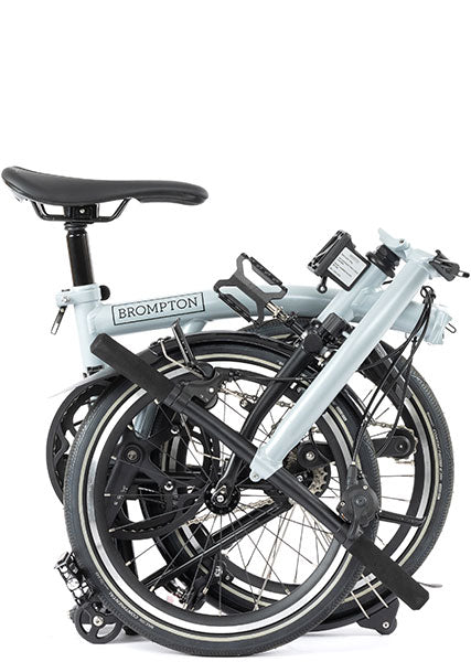 Brompton P Line 4-Gang - Niedriger Lenker - Lunar Ice