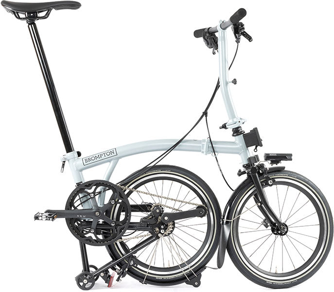 Brompton P Line 4-Gang - Niedriger Lenker - Lunar Ice