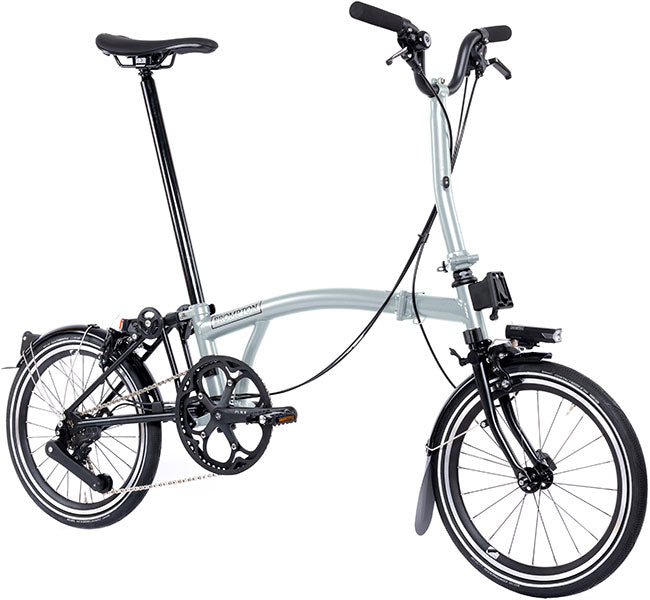 Brompton P Line 4-Gang - Mittlerer Lenker - Lunar Ice
