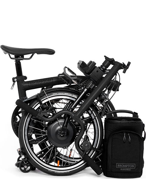 Brompton P Line Electric 4-Gang - Hoher Lenker - Midnight Black