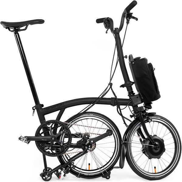 Brompton P Line Electric 4-Gang - Hoher Lenker - Midnight Black