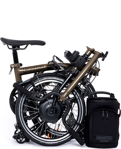 Brompton P Line Electric 4-Gang - Hoher Lenker - Bronze Sky