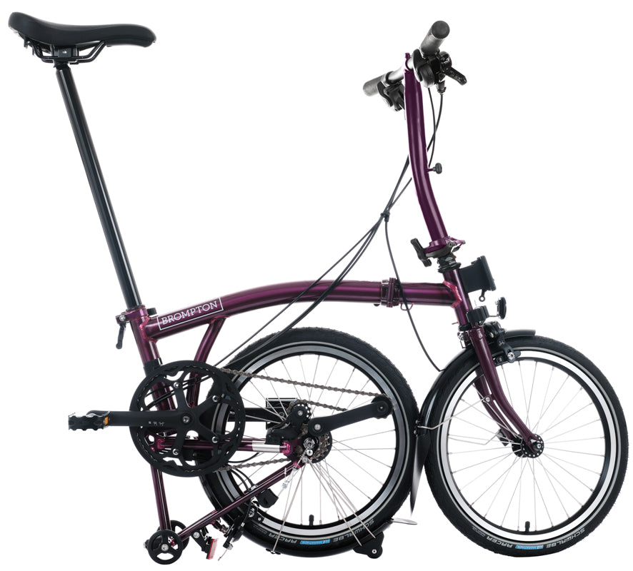 Brompton C Line 12-Gang - Niedriger Lenker - Amethyst Lacquer