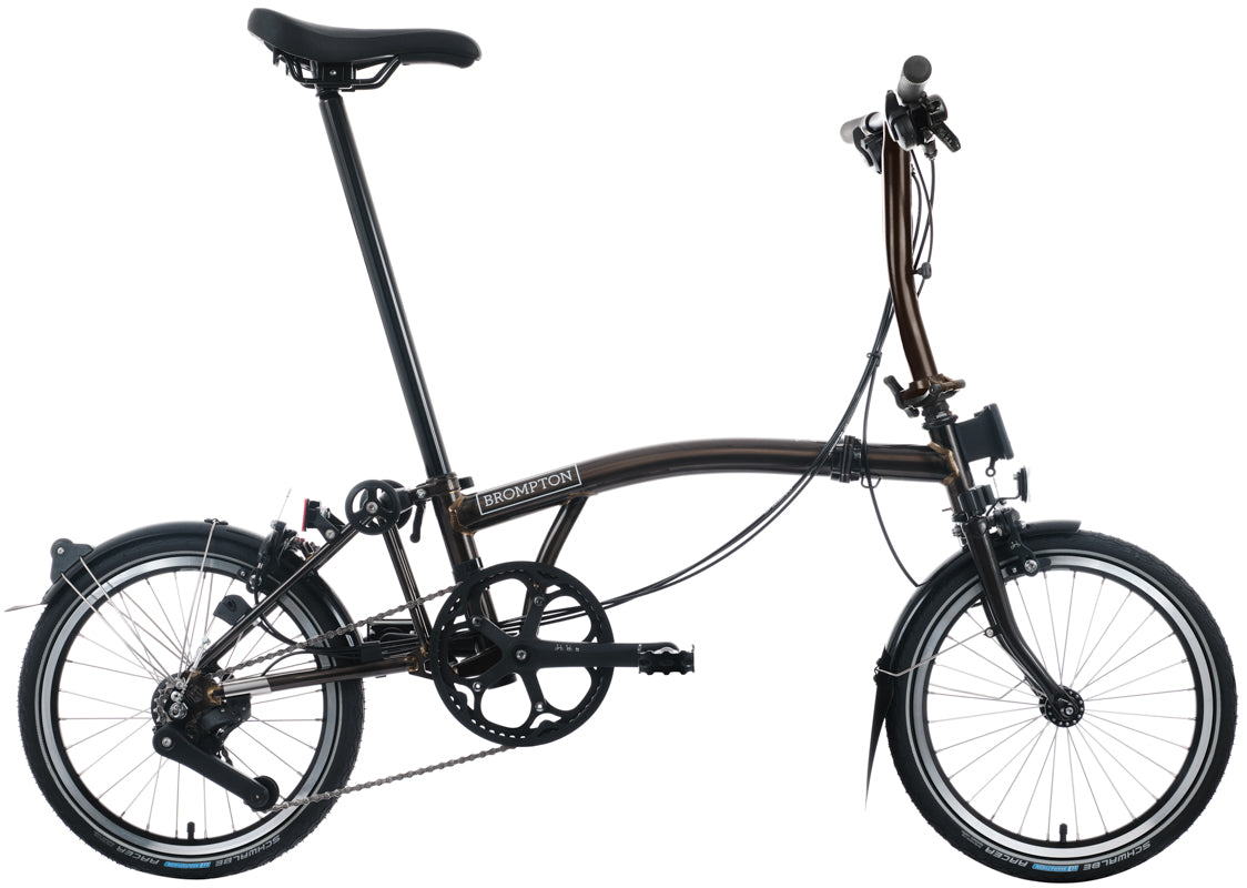 Brompton C Line 12-Gang - Niedriger Lenker - Black Lacquer