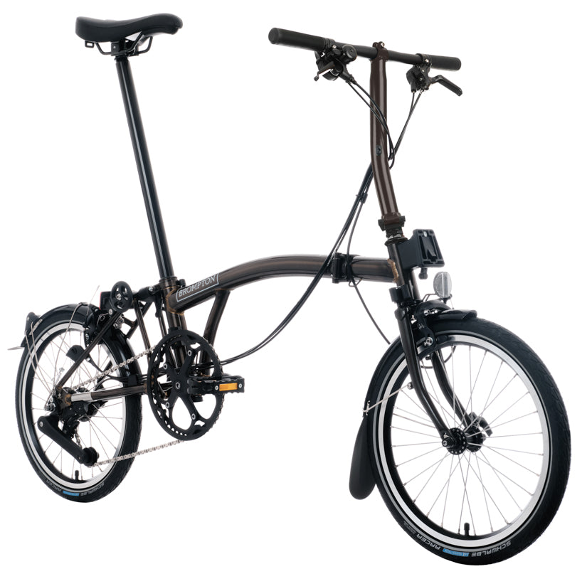 Brompton C Line 12-Gang - Niedriger Lenker - Black Lacquer
