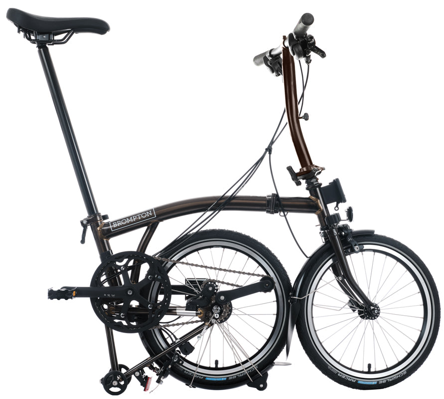 Brompton C Line 12-Gang - Niedriger Lenker - Black Lacquer
