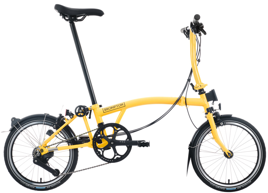 Brompton C Line 12-Gang - Niedriger Lenker - Bumblebee Yellow