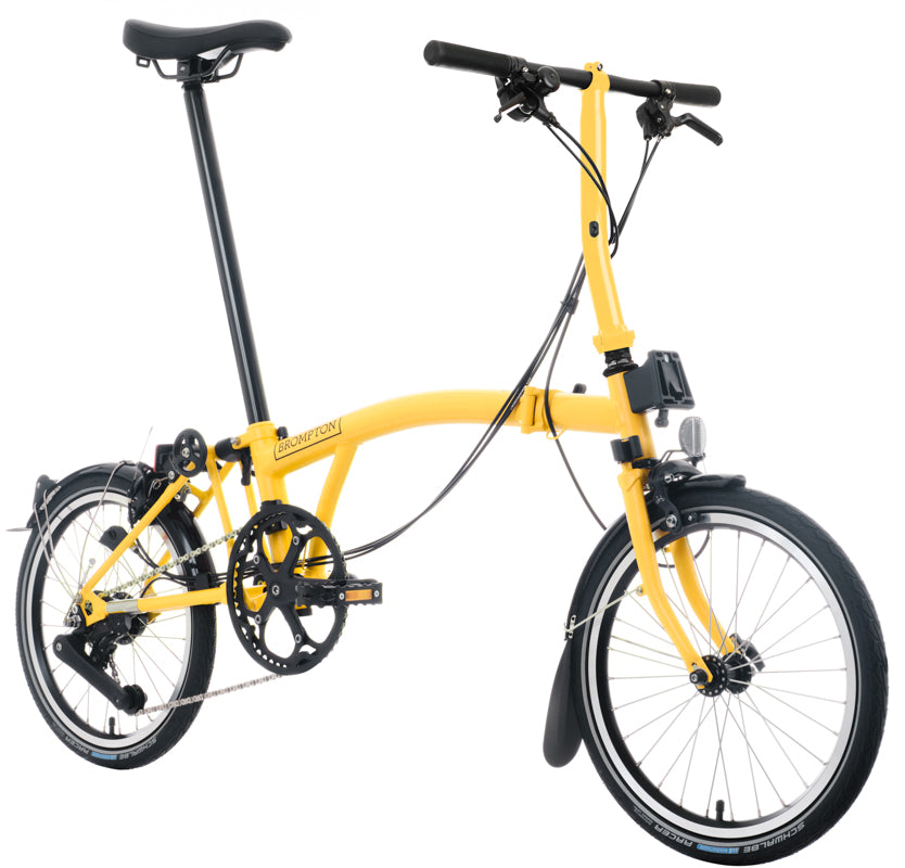 Brompton C Line 12-Gang - Niedriger Lenker - Bumblebee Yellow