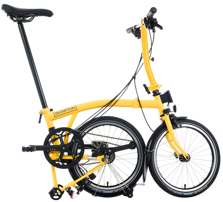Brompton C Line 12-Gang - Niedriger Lenker - Bumblebee Yellow