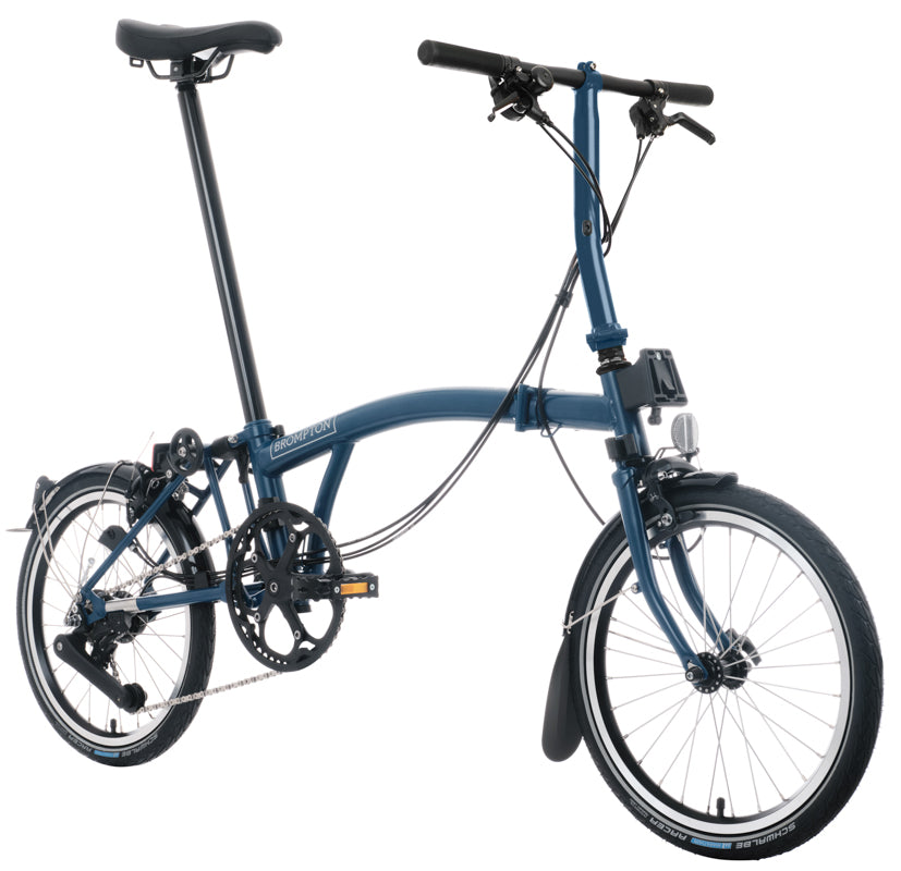 Brompton C Line 12-Gang - Niedriger Lenker - Ocean Blue