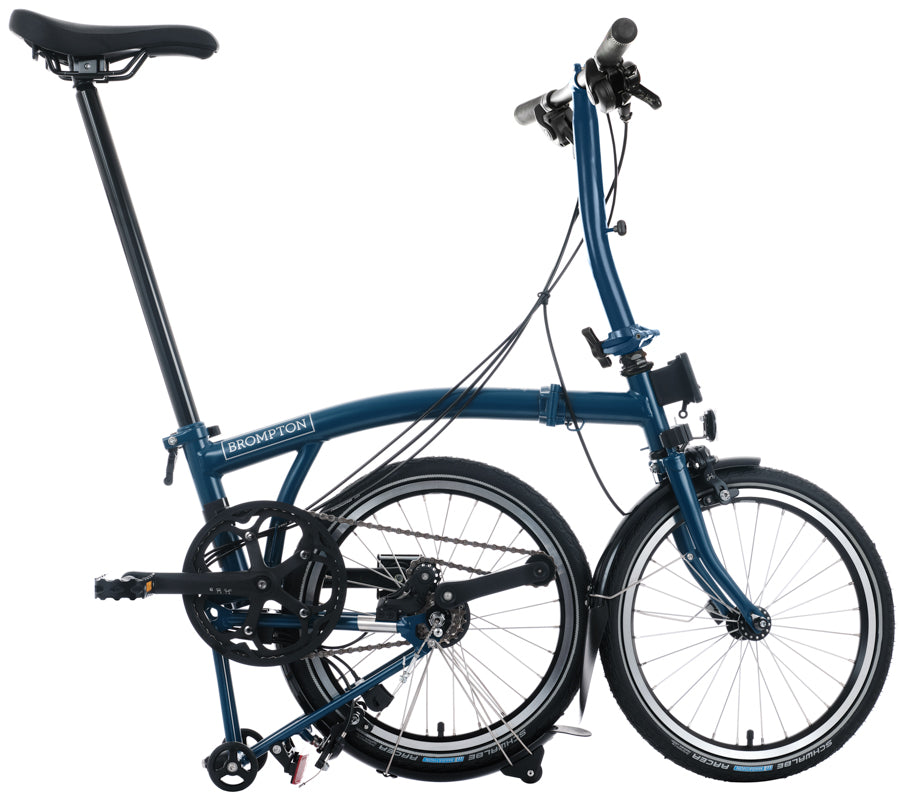 Brompton C Line 12-Gang - Niedriger Lenker - Ocean Blue