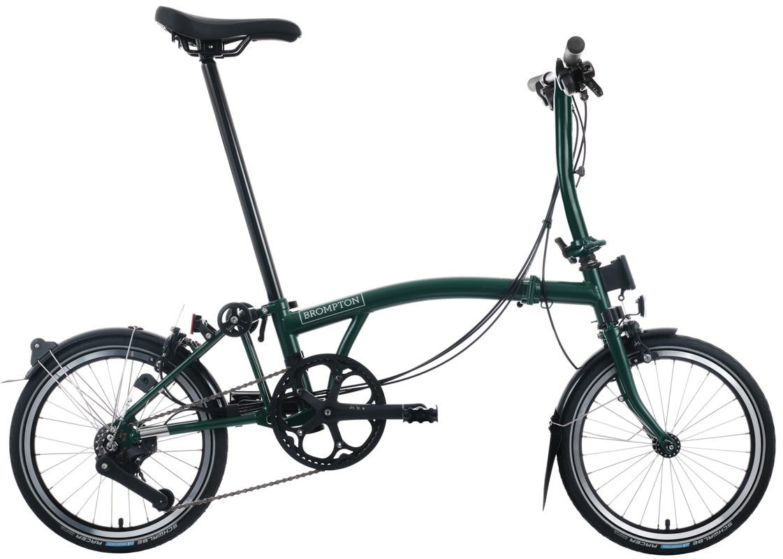 Brompton C Line 12-Gang - Niedriger Lenker - Racing Green