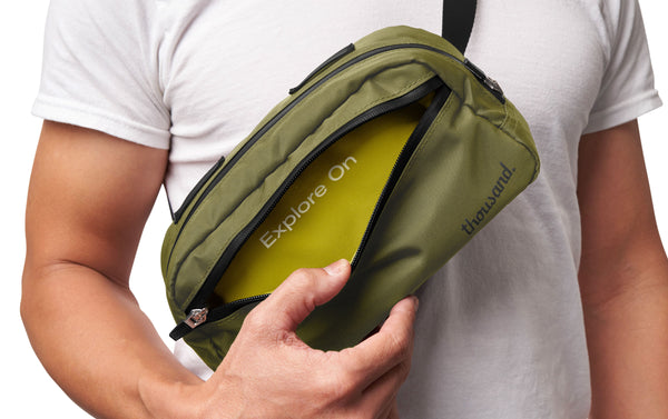 Crossbody Lenkertasche (olive)