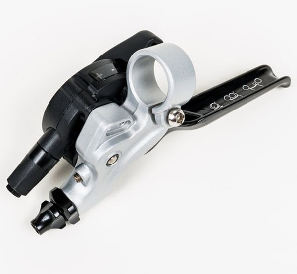 Schalthebel 2-Gang (links) mit integriertem Bremshebel ab 2017 (Silber & Schwarz)