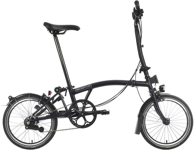 Brompton C Line 6-Gang - Hoher Lenker - Matt Black