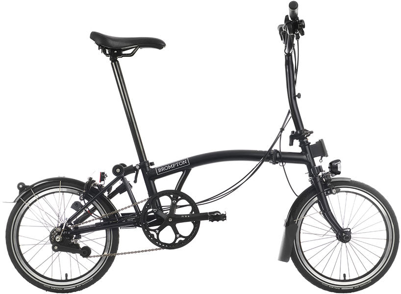 Brompton C Line 6-Gang - Mittlerer Lenker - Matt Black