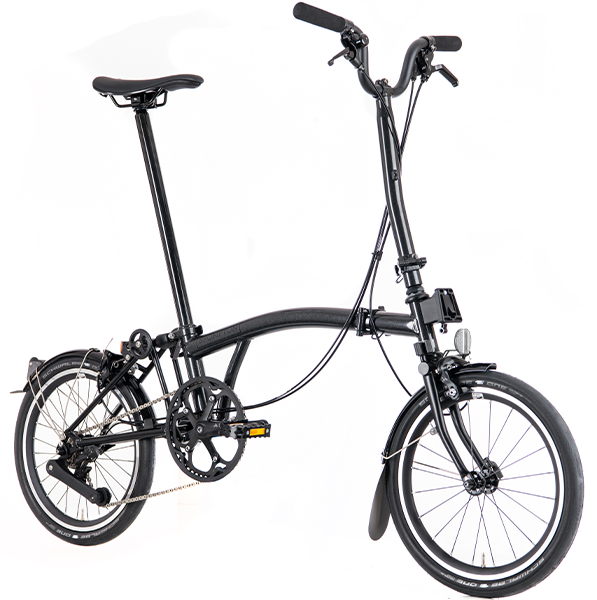 Brompton P Line 4-Gang - Hoher Lenker - Midnight Black