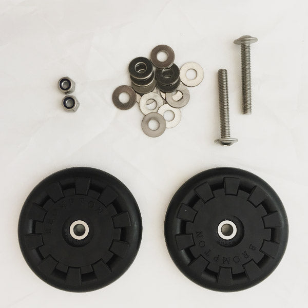 Eazy-wheel hinten mit 5 mm Schraube (alter Gepäckträger) Paar