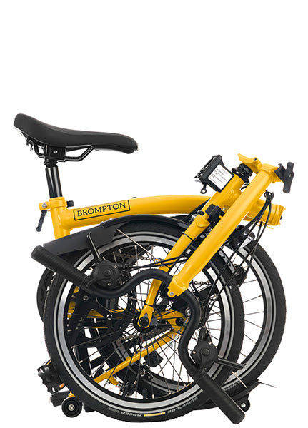 Brompton - C Line Urban -  Bumblebee Yellow + Metro City Bag M (Bundle)