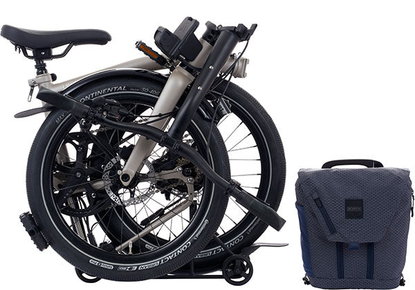 G Line Electric (2025) - Größe L - Traildust White – Brompton - Das einzigartige Klapprad aus London