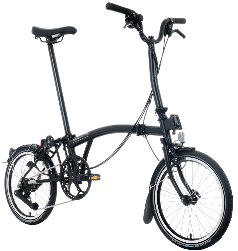 Brompton C Line 12-Gang - Mittlerer Lenker - Matt Black